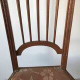 Chaise de nourrice esprit Arts and Crafts debut XXeme.