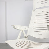 Vintage Danish Folding Armchair with 5 Positions