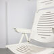 Fauteuil pliant danois vintage avec 5 positions