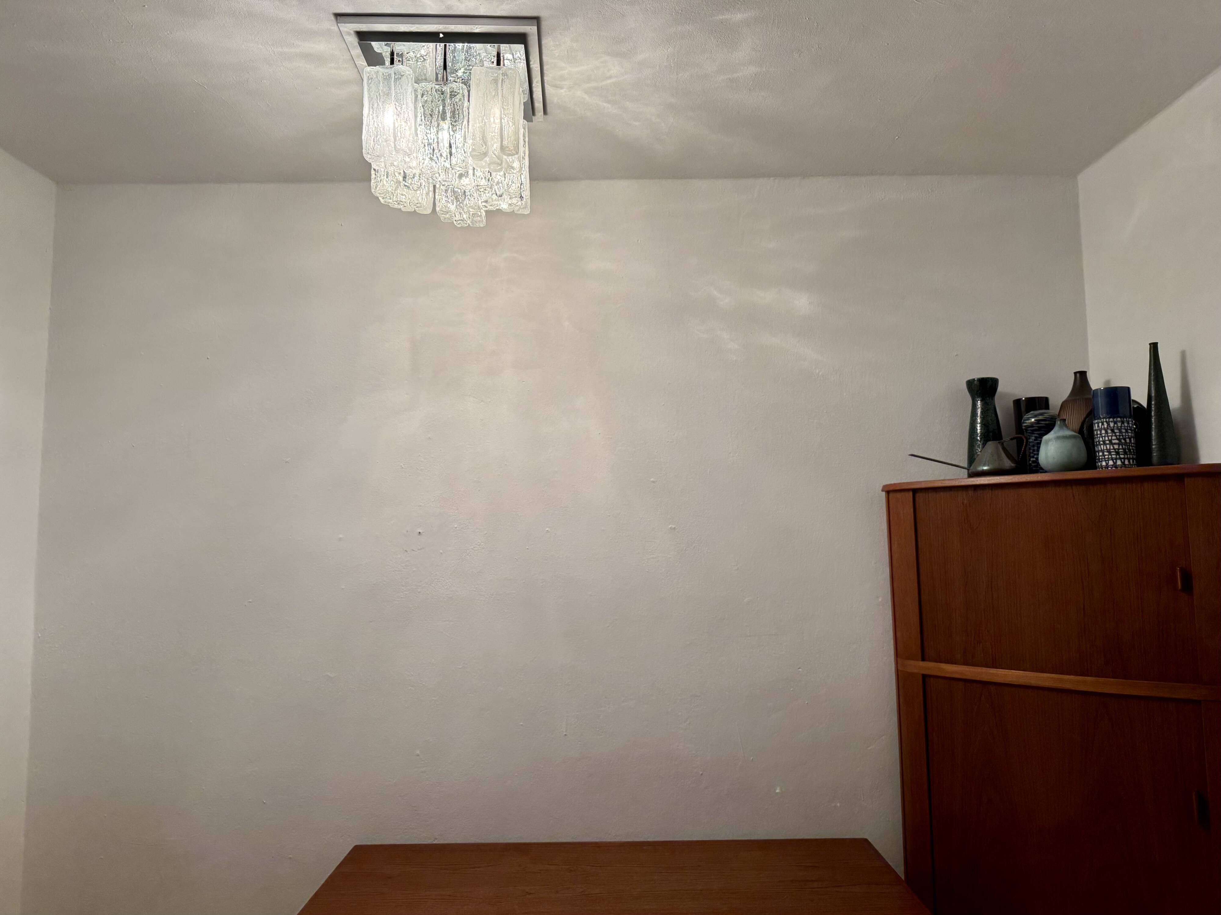Austrian Granada Flush Light by J.T. Kalmar
