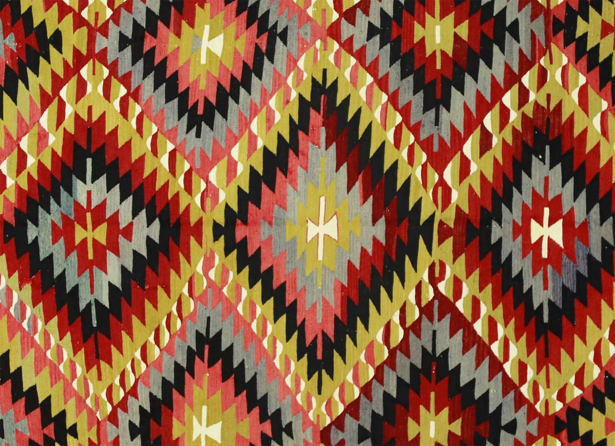 Anatolian handmade kilim rug 300 cm x 185 cm