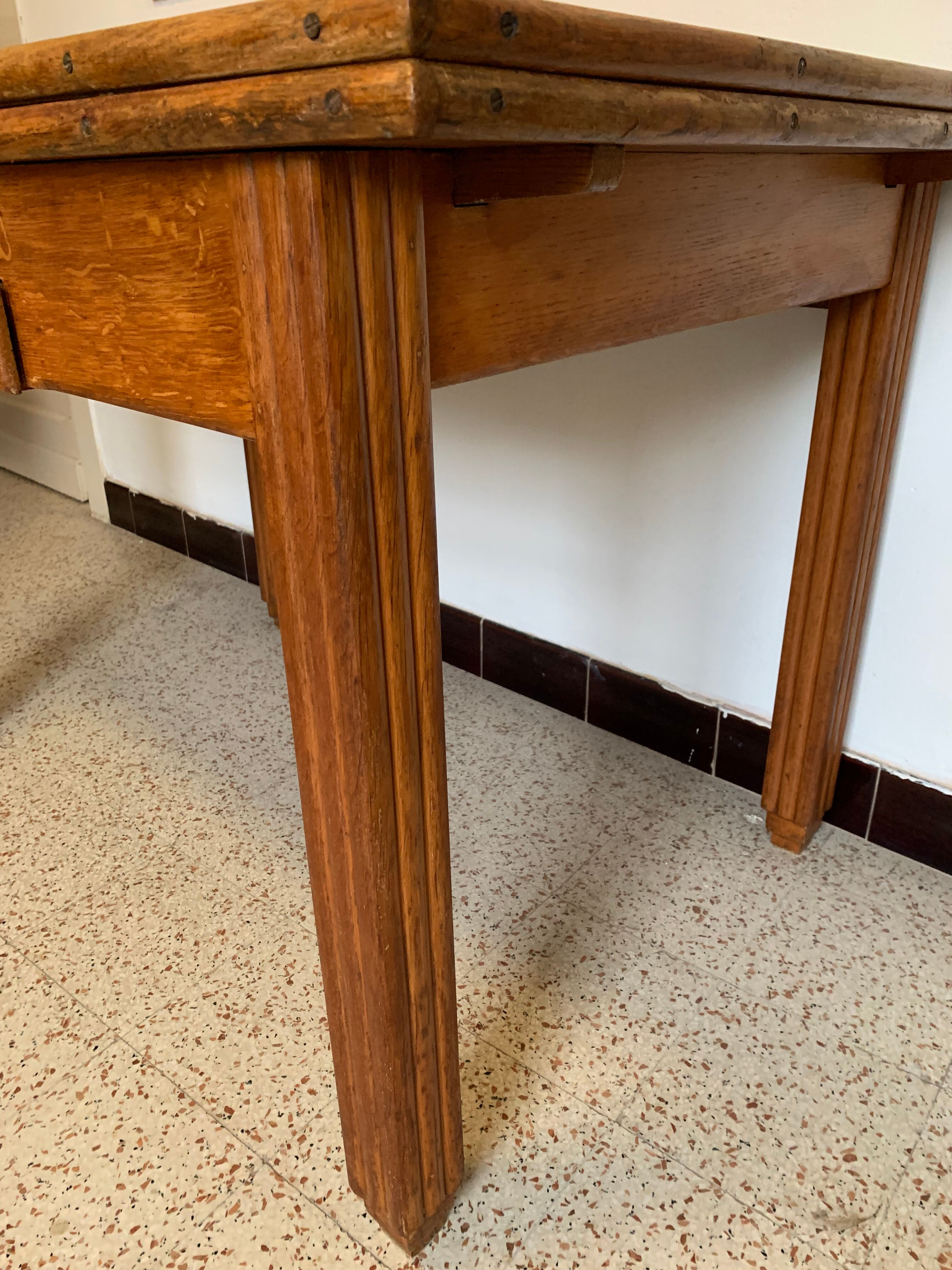 Living table wooden extension vintage