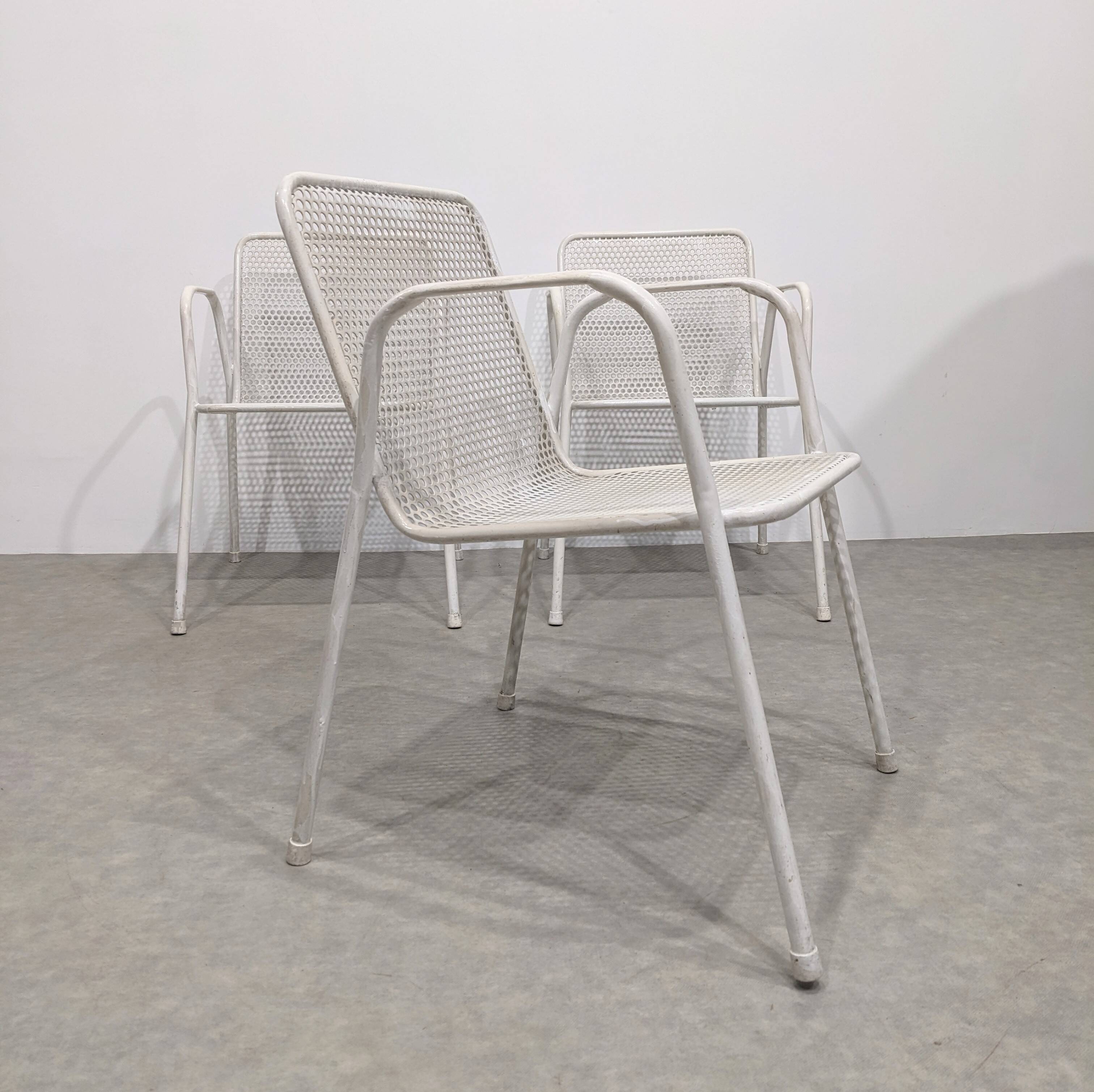 Set of 3 vintage EMU outdoor chairs