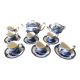 Vintage Johnson Brothers Old Castles Blue Coffee and Chocolate Tea Set