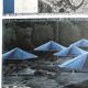 Lithographie sur carton de Christo, Les Parapluies, Japon - Etats-Unis, 1991