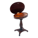 Antique thread table, Northern Europe, around 1860. After renovation.