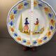 Assiette décorative en faïence Henriot Quimper