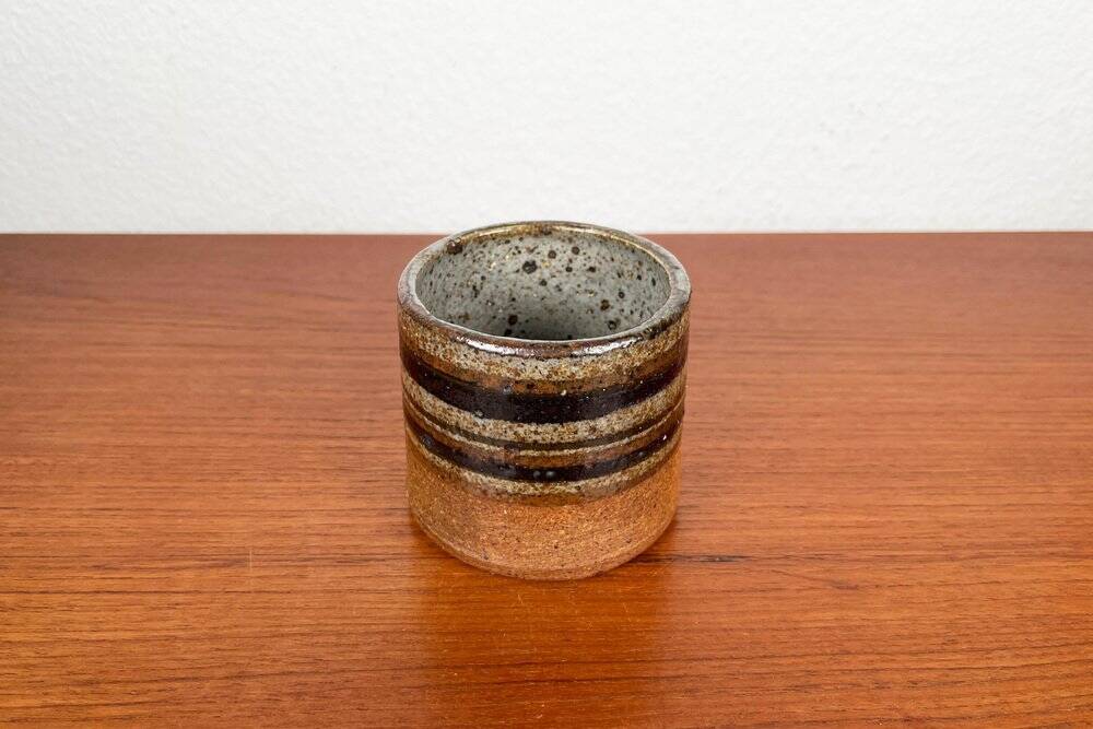 Mid-century Danish studio pottery vase from Salling Pottery, 1960s.