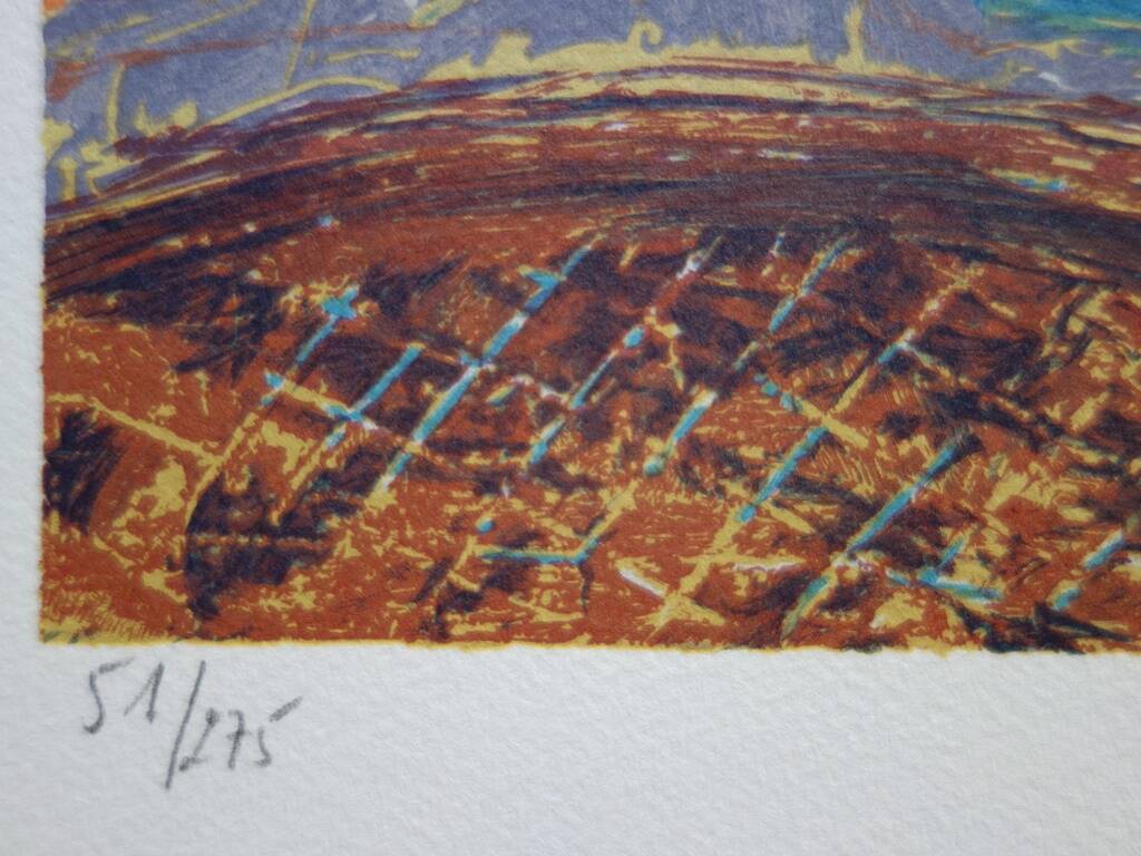 Nancy delouis: little girl's dream, original signed lithograph