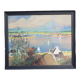 Large marine painting of Brittany