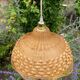 Suspension in rattan and vintage wicker