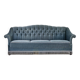 1960s, Danish 3 seater sofa, light blue velour, original good condition.
