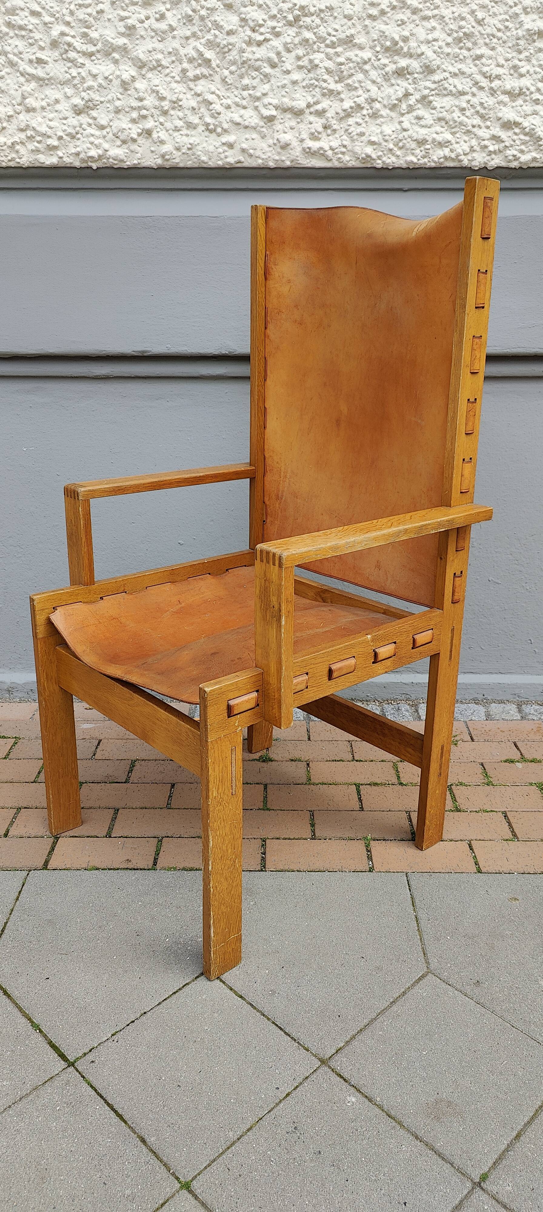 Rare armchair by Svend Frandsen  for Hugo Frandsen (attr.)