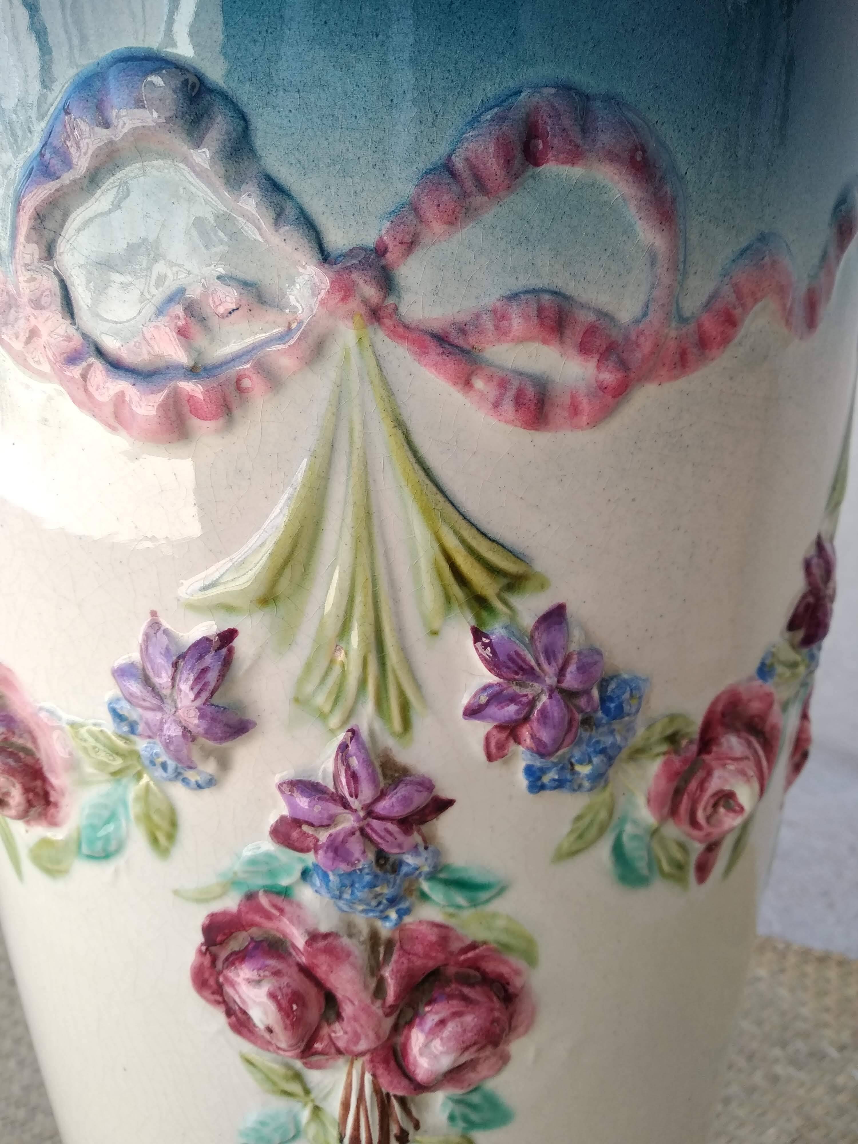 Longchamp Terre de Fer Barbotine ceramic umbrella stand