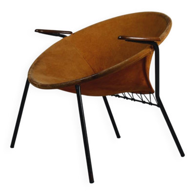 Fauteuil danois par Hans Olsen pour Lea Design, années 1950.