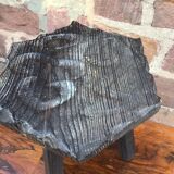 Vintage wooden farm stool