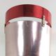 Porte-parapluie en aluminium Old Rose d'Ettore Sottsass, produit par Rinnovel