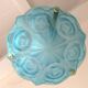 Suspension in blue glass paste signed Degué / art deco style