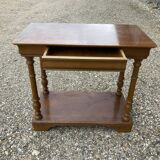 Light wood console with 1 drawer