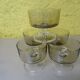 Set of 5 vintage champagne glasses