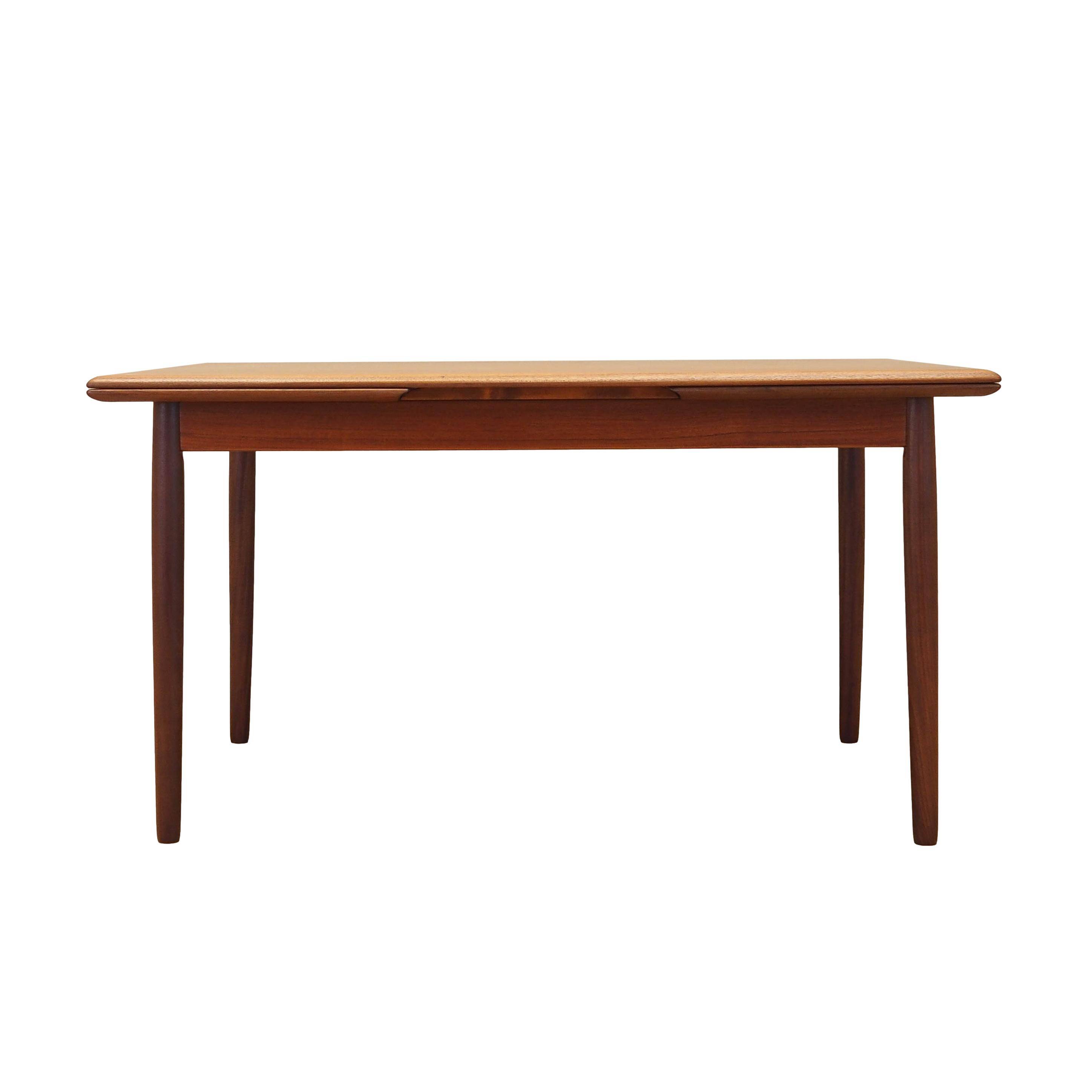 Teak table, Danish design, 1970s, production: Denmark