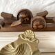 Cendrier coquillage , coquille St Jacques en laiton