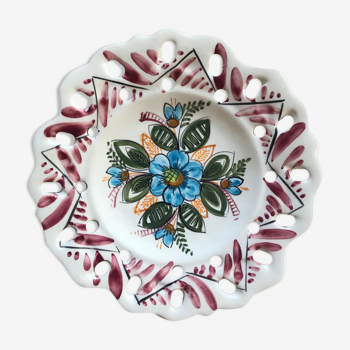 Flower plate serving