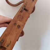 Vintage scholz wall coat rack
