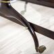 Vintage Side Table in Dark Brown Beech, 1950s