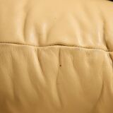 Maralunga leather set by Vico Magistretti for Cassina, Set of 3