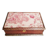 Box, wooden and leather case