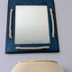 Miroir décoratif artisanal – esprit nautique 41 x 34 cm