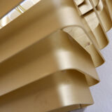Pair of gold-plated aluminum wall lights by Jules Wabbes - 2 pairs available (1)