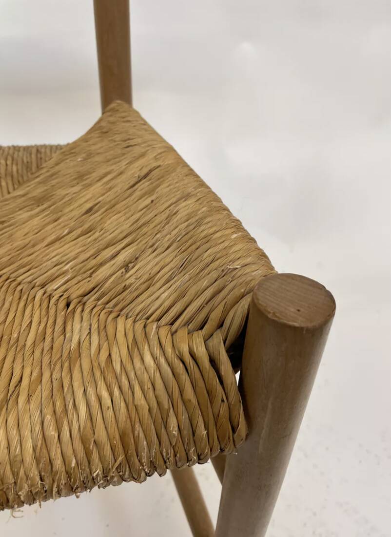 Vintage chair danish design papercord 60s dining chair