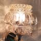 Brass and glass wall lights by Helena Tynell - 1970s