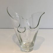 Vase en forme de feuille