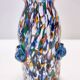 Blue Murano Glass Vase Attributed to Fratelli Toso with Murrines, Italy