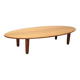 Large Oval Coffee Table by Cassina, 1980