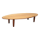 Large Oval Coffee Table by Cassina, 1980