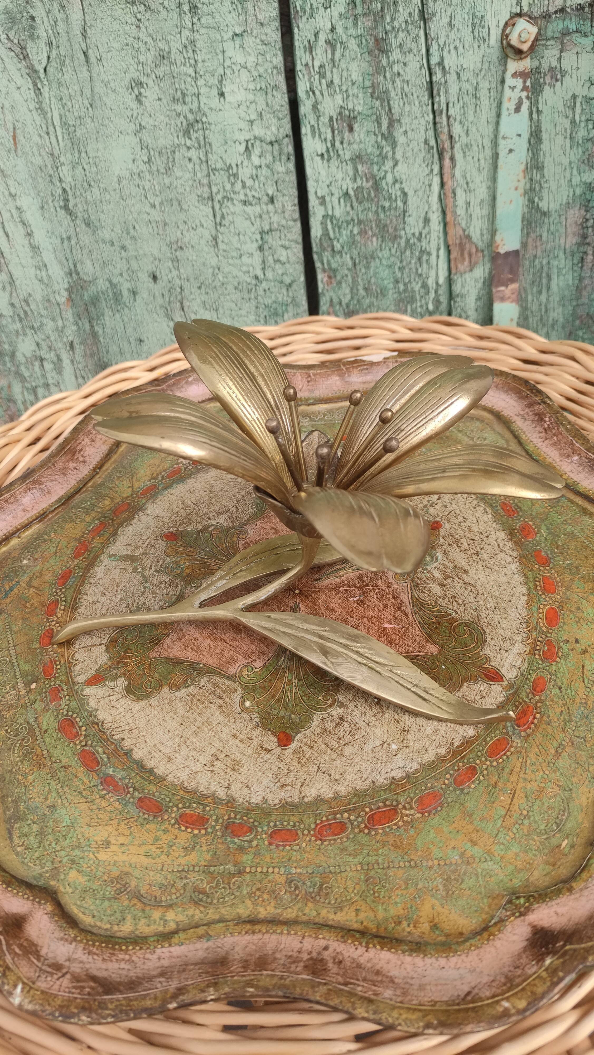 Vintage brass ashtray