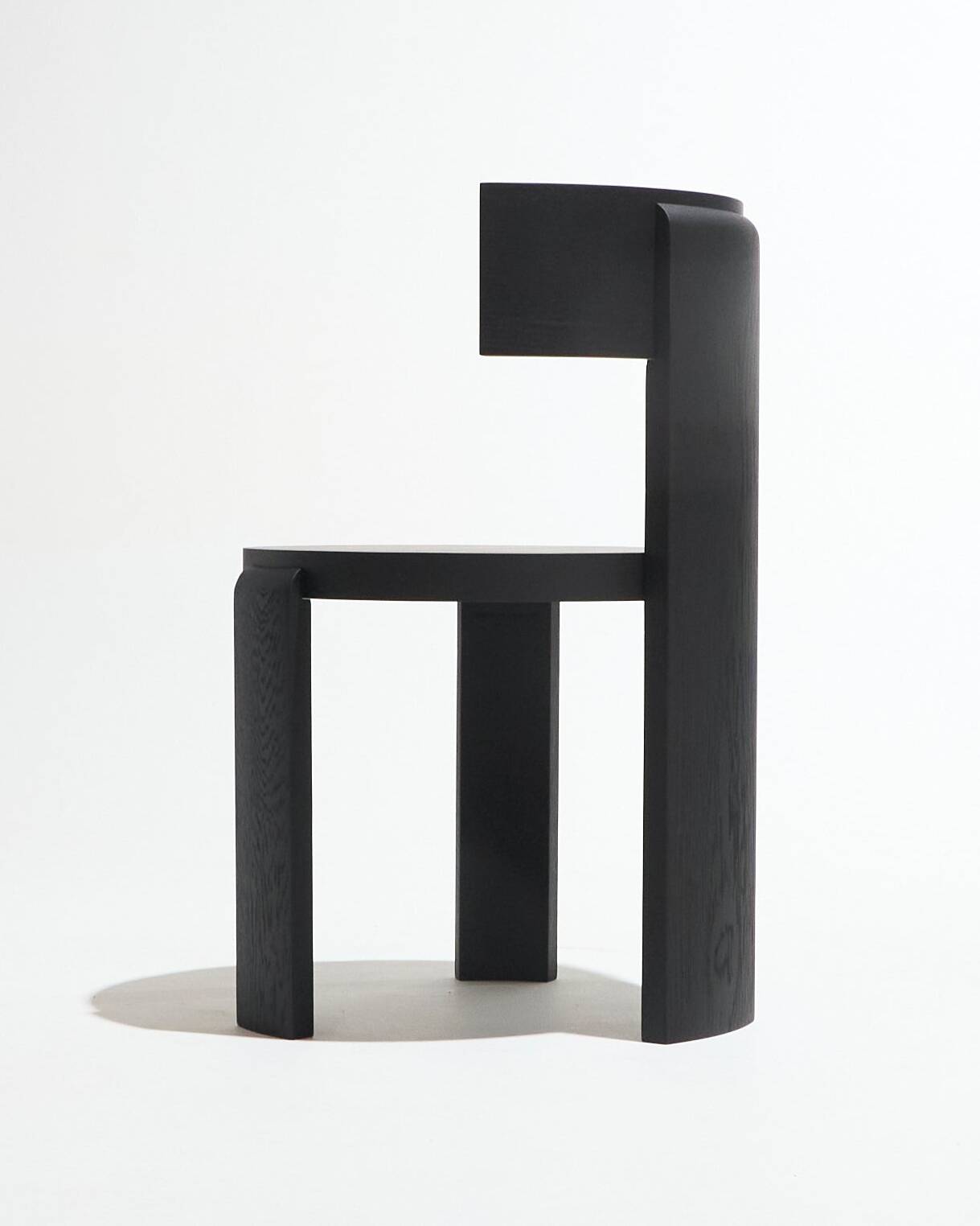 Spina chair in black wood