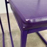 2 postmodern design chairs, 80s