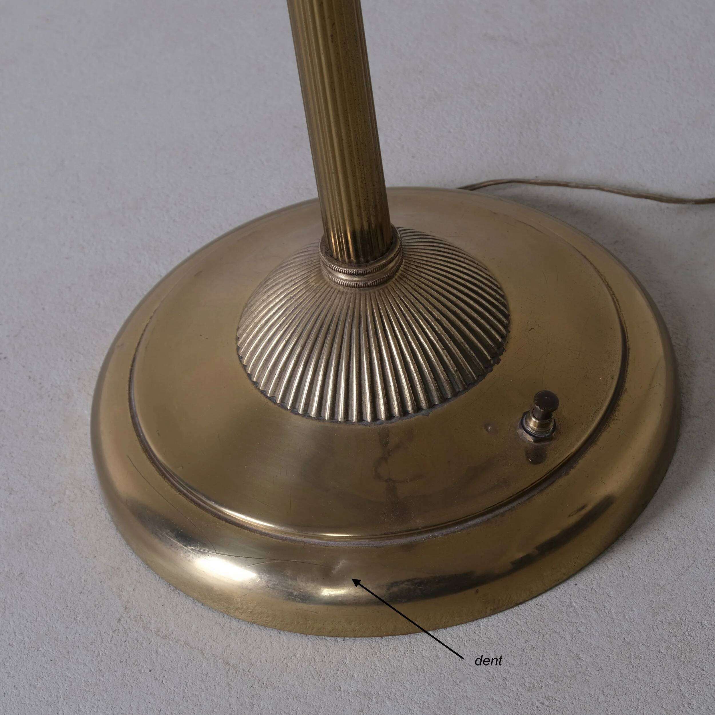 Maison Jansen neoclassical brass floor lamp | France | 1960s