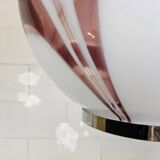 Vintage Italian design glass Carlo Moretti Murano pendant lamp