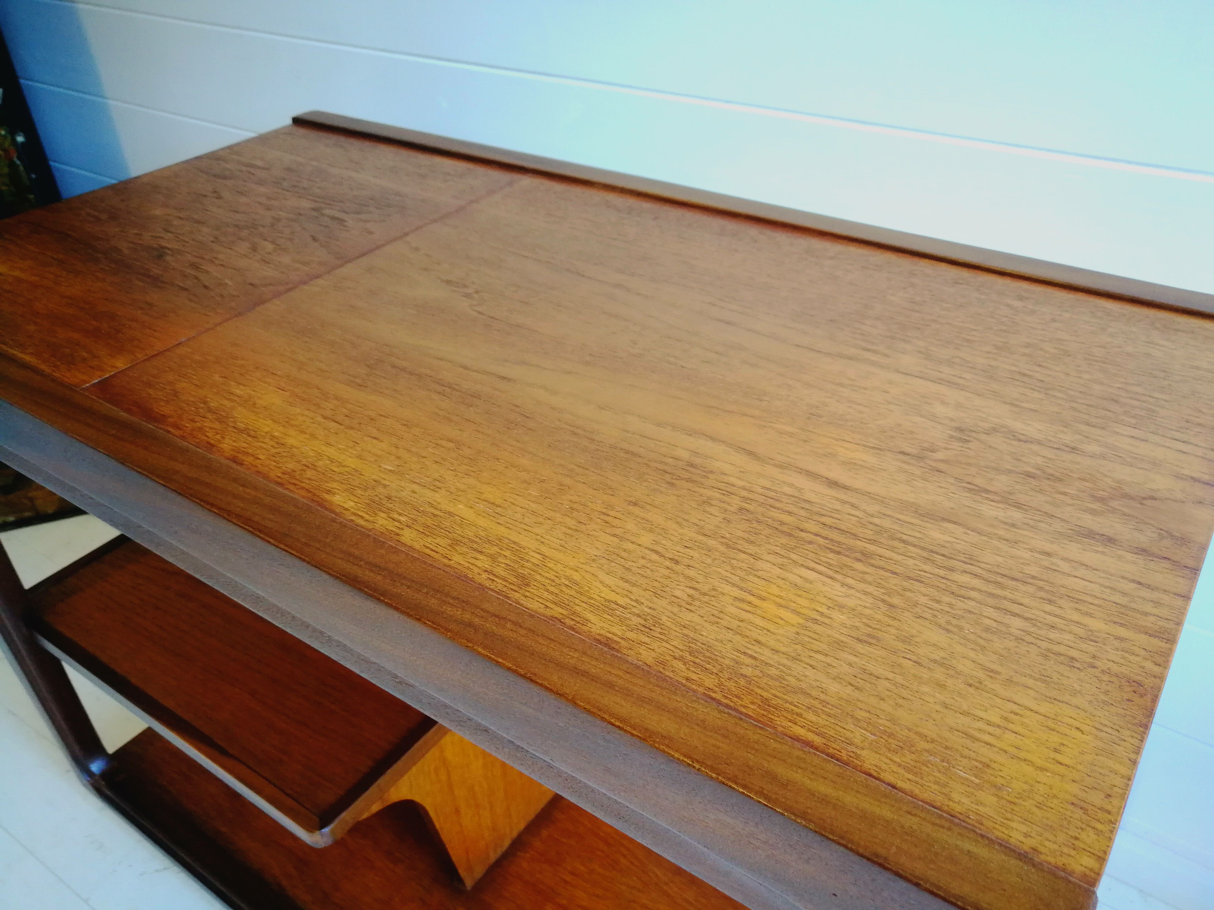 Retro remploy teak & afrormosia drinks trolley hostess trolley, 60s