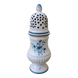 Moustiers earthenware potpourri vase