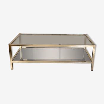 Double tray coffee table