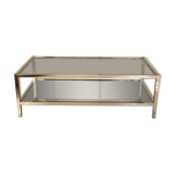 Double tray coffee table
