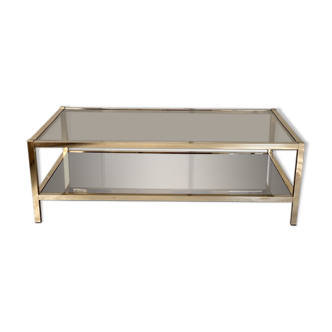 Double tray coffee table