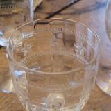 Verres à pied fin XIX ème